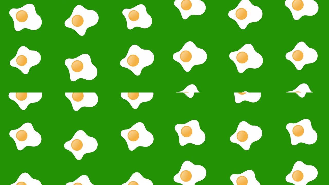 鸡蛋背景动画。