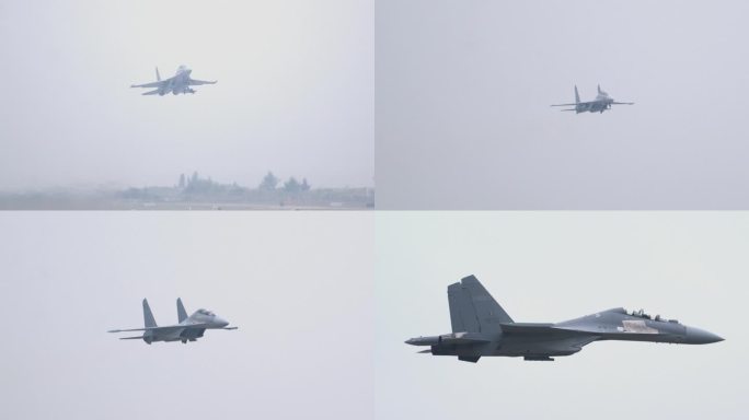 4K超稳：中国航展歼-16战斗机起飞