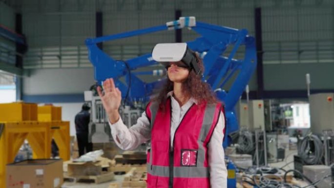 自动化机械臂生产线VR眼镜控制运动系统工程师