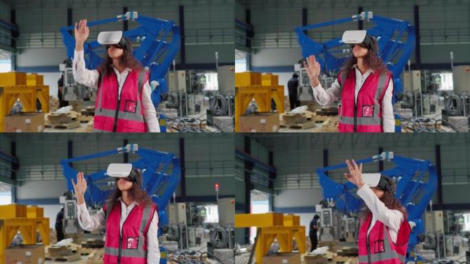 自动化机械臂生产线VR眼镜控制运动系统工程师