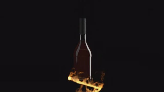 一瓶着火的宣传视频