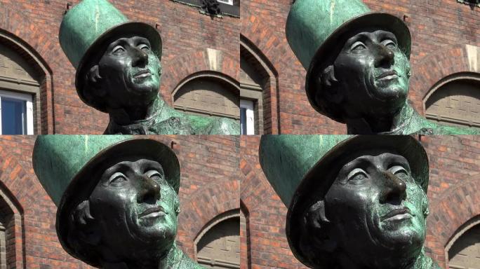 安徒生纪念碑。哥本哈根。