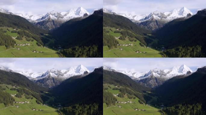 南蒂罗尔的Reintal山谷 (Val di Riva) 和Rieserferner山群