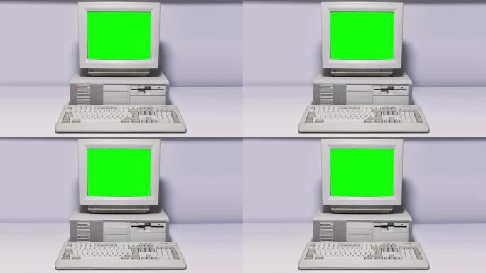 老式电脑启动和关闭故障和绿屏旧电脑启动和关闭OLDCRAPdotORG 4k