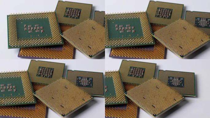 拍摄视频pan使用的旧cpu集群过去是在白色背景下布置的，过去它们在过去非常强大，但如今对于某些人来