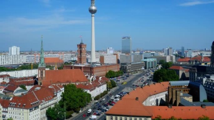 柏林米天际线地标标志性建筑物市中心高塔
