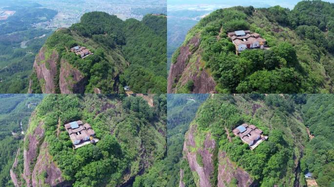 世外桃源人家 山顶房子 隐居深山人家