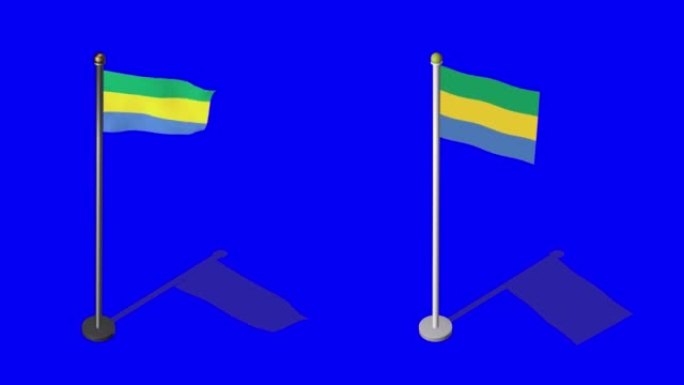 加蓬的等距旗