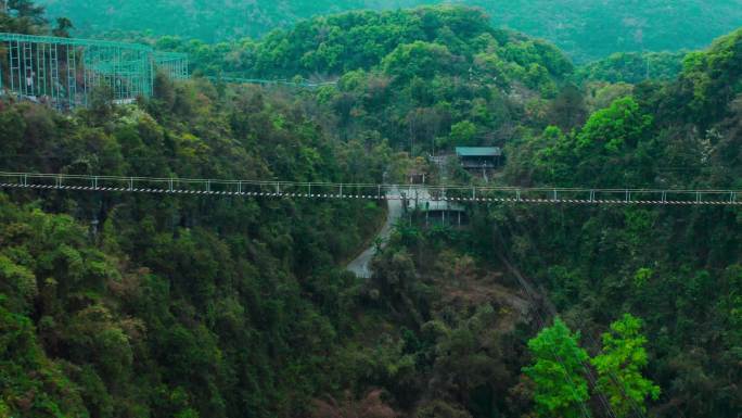 河池 罗城 棉花天坑 航拍 风景 天空