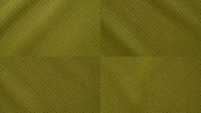 袋子或衣服的内部用泡沫衬里网眼。绿色特殊纺织网背景。用于制造背包的带泡沫橡胶的聚酯网