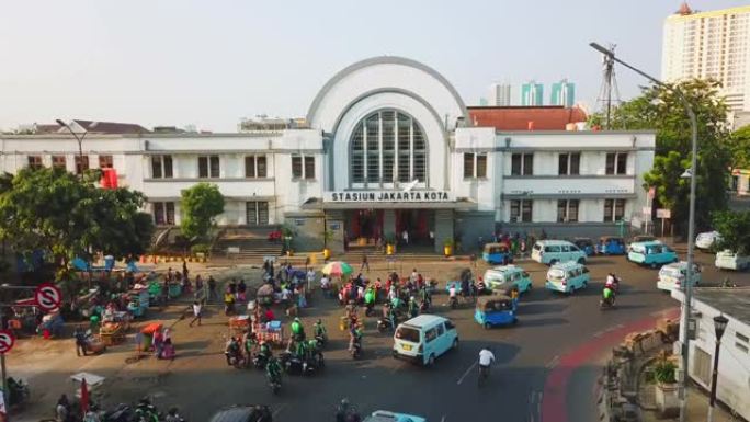 雅加达哥打火车站风景