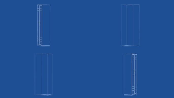 衣柜柜子的3D模型