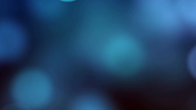 深蓝色抽象bokeh镜头defus效果奢华背景。几何图形运动动画，简单优雅的通用最小3d技术BG
