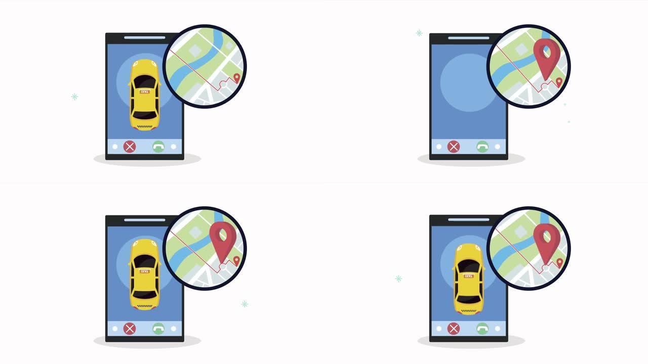 智能手机技术中的出租车服务