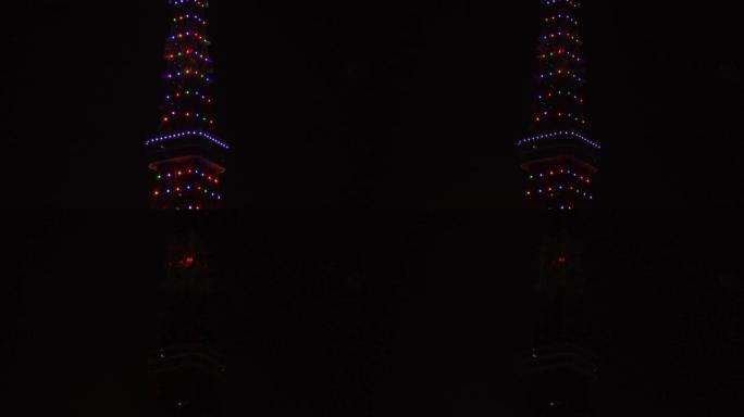夜间关闭东京铁塔