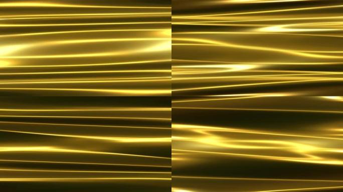 黄金抽象波浪背景