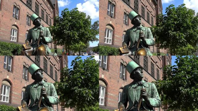 安徒生纪念碑。哥本哈根。