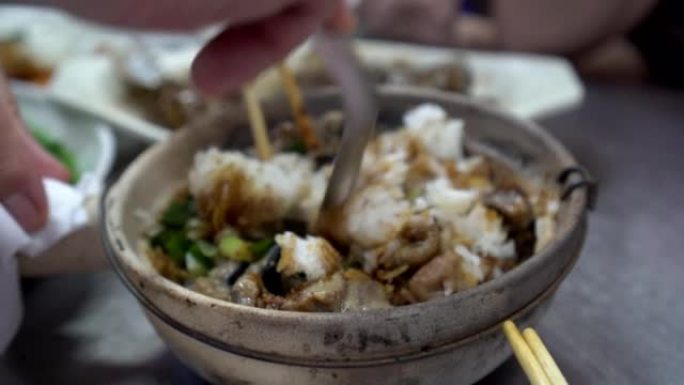 手工搅拌鳗鱼火锅烤米香港中国粤菜