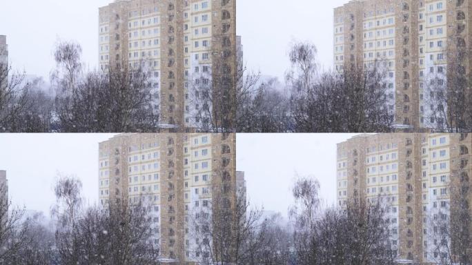 苏联住宅宿舍中真实的落雪