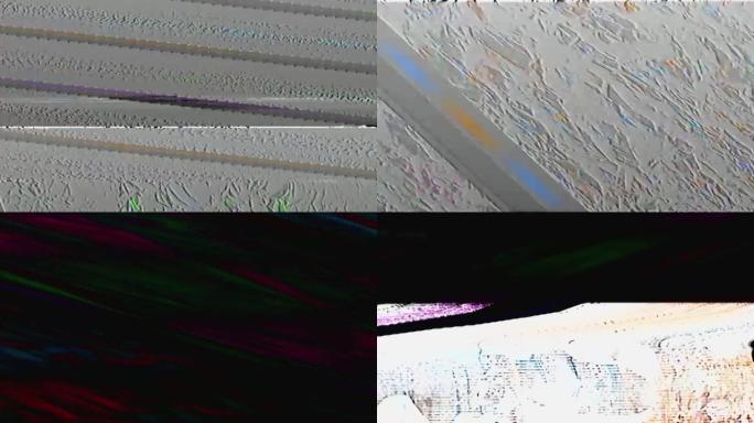 毛刺纹理数字噪声叠加深色折痕