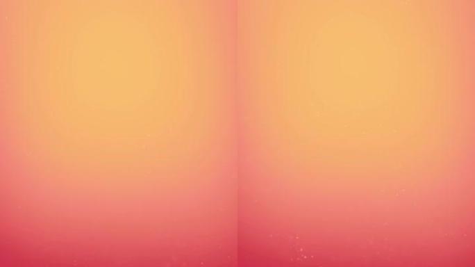 垂直格式抽象红黄软颗粒背景动画股票视频-双色渐变-清洁的概念，美丽，柔软，闪亮，简单，模糊的运动设计
