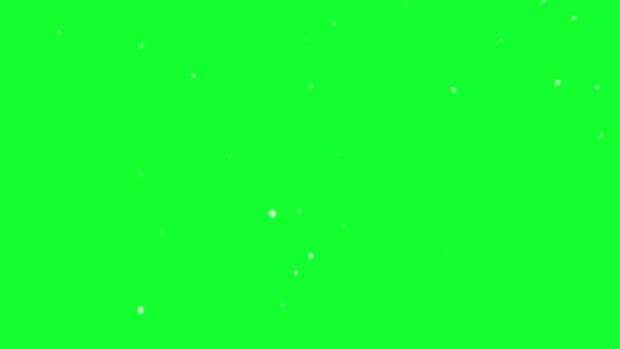 高分辨率绿屏逼真的动画降雪动画，使用方便。