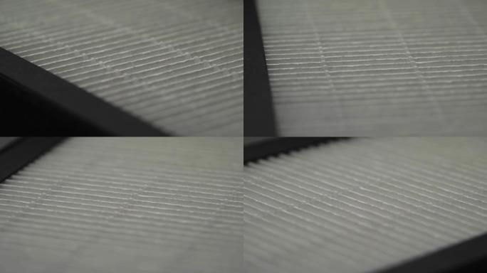 可更换的HEPA空气过滤器。用于空气净化的新型过滤器从细小的灰尘和气味