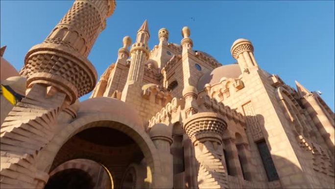 埃及沙姆沙伊赫萨哈巴清真寺令人印象深刻的装饰建筑