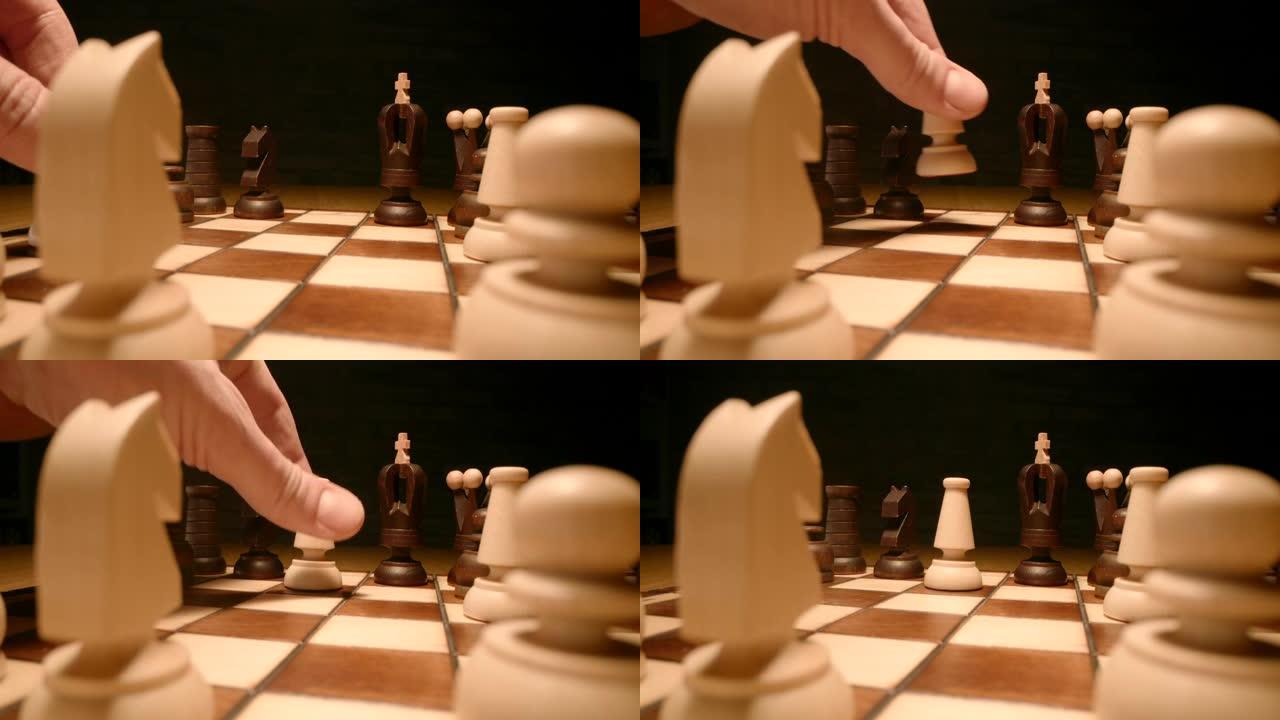 象棋游戏选手将死展示对弈博弈
