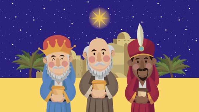 梅里圣诞动画与魔法国王