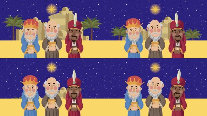 梅里圣诞动画与魔法国王