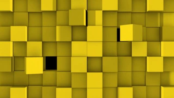 黄墙的立方体分割
