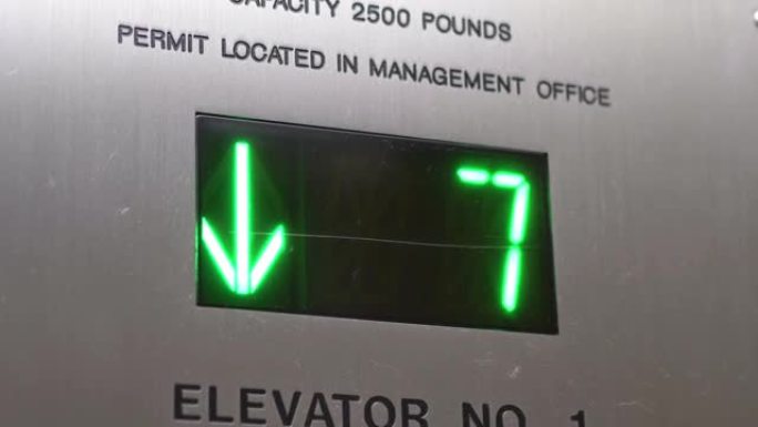 4k慢动作60fps的电梯数量下降