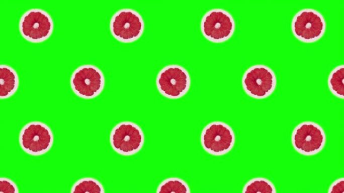 葡萄柚水果运动设计动画