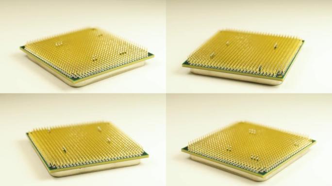 CPU。旧处理器2009年在白色背景上发布Athlon II X2 240。