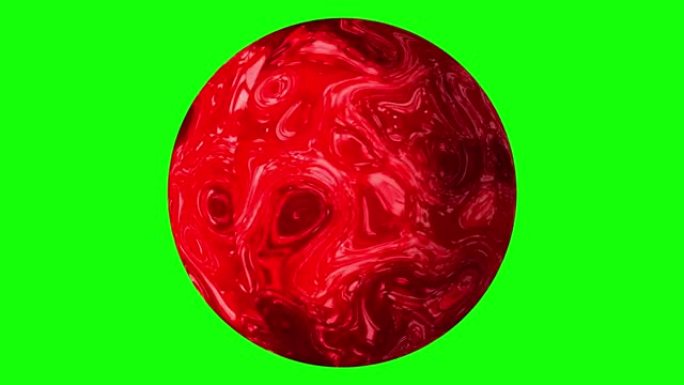 红色幻想球体
