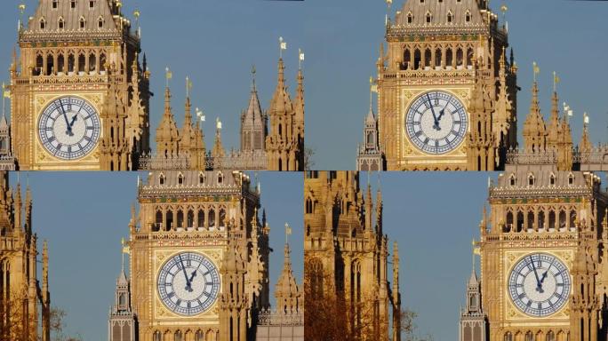 修复大本钟，伦敦，英国