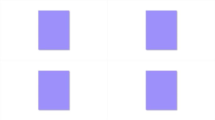 白色纹理上的紫色正方形