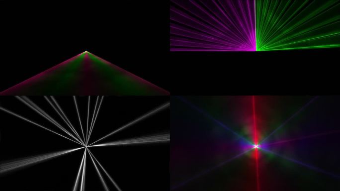 4K激光灯光秀模拟国庆激光表演秀16B