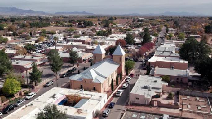 教堂和建筑在拉斯克鲁塞斯，NM