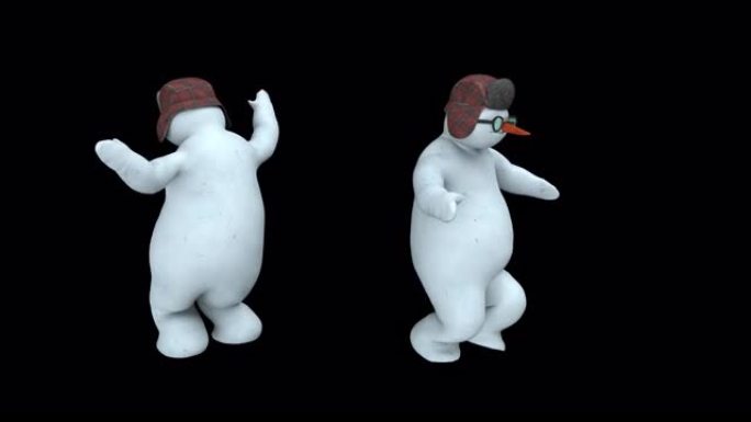雪人舞蹈循环
