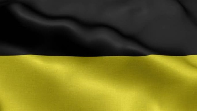 巴伐利亚慕尼黑国旗 (条纹变体)-德国州旗-德国市政旗-德国-国旗波浪图案可循环元素-慢动作射击旗-