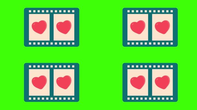 婚礼照片框架的图标