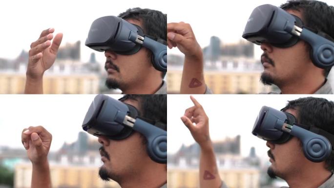 现代工人用可视化设备，VR
