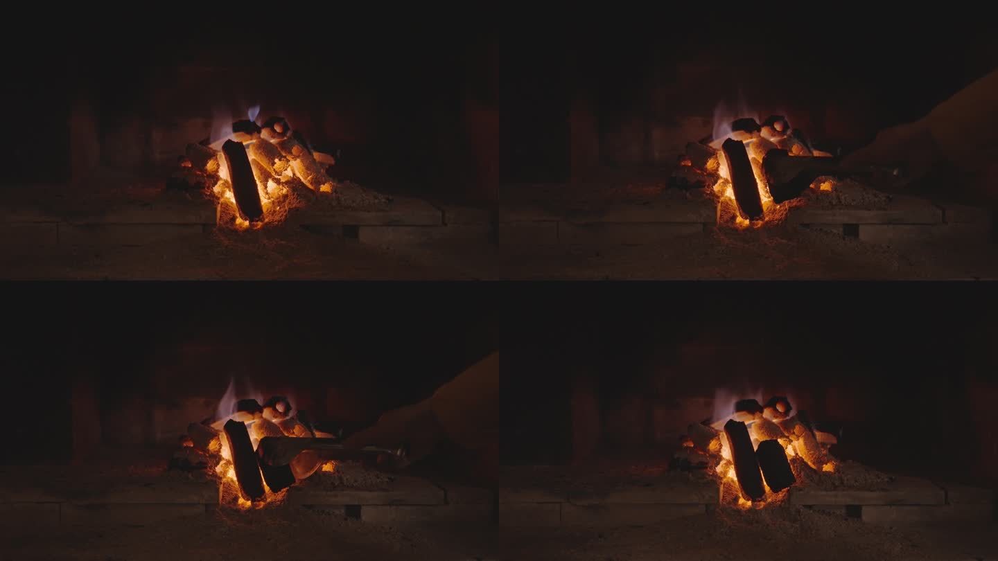 梅里雪山既下山梅里烧得火红火旺的火炉