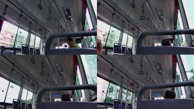 公交 交通 车内 城市 街头0110
