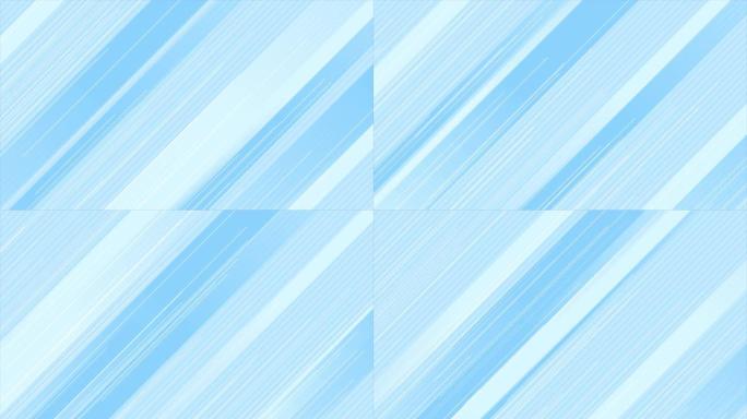 蓝白最小线条和条纹抽象运动背景
