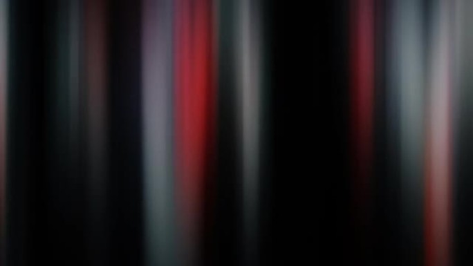 无缝循环艺术浅蓝红光颜色渐变条发光垂直线运动抽象背景。4k发光垂直条移动抽象背景动画。蓝色红色窗帘动