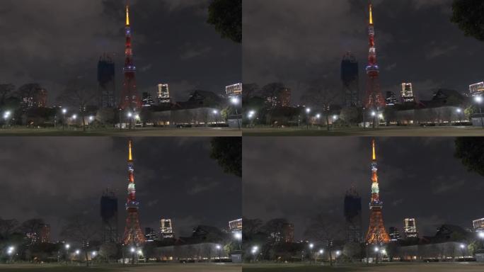 东京Tokyo Tower，日本夜景2022 3月