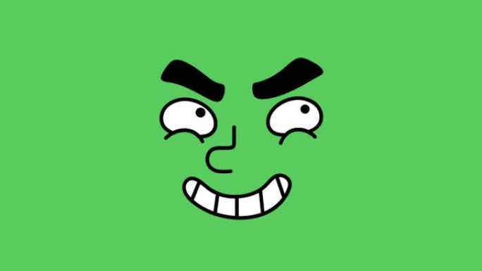 动画人脸标记在绿色背景上有一个秘密。